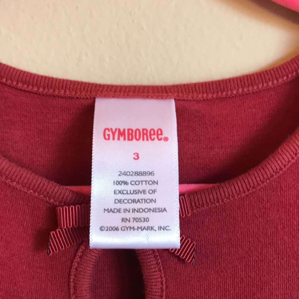 🎉HP🎉 Gymboree ❤️Hearts & 🌹Flowers Dress Girls 3 - Picture 3 of 6